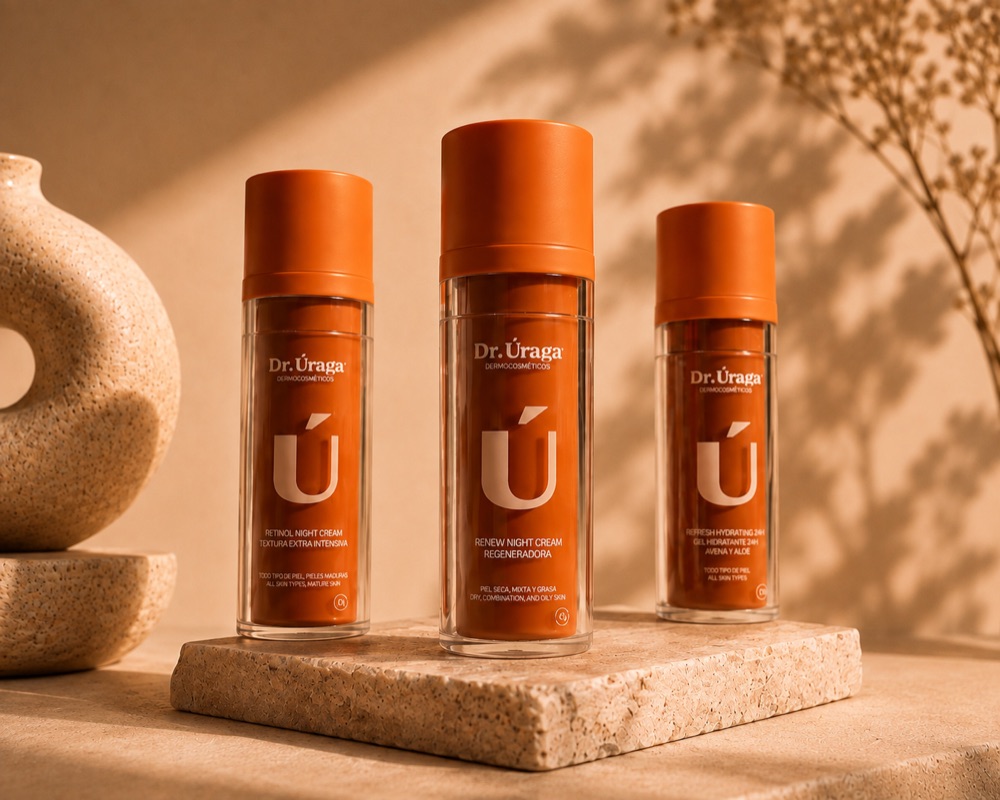 Cremas de noche Retinol, Renew y gel hidratante Dr. Úraga